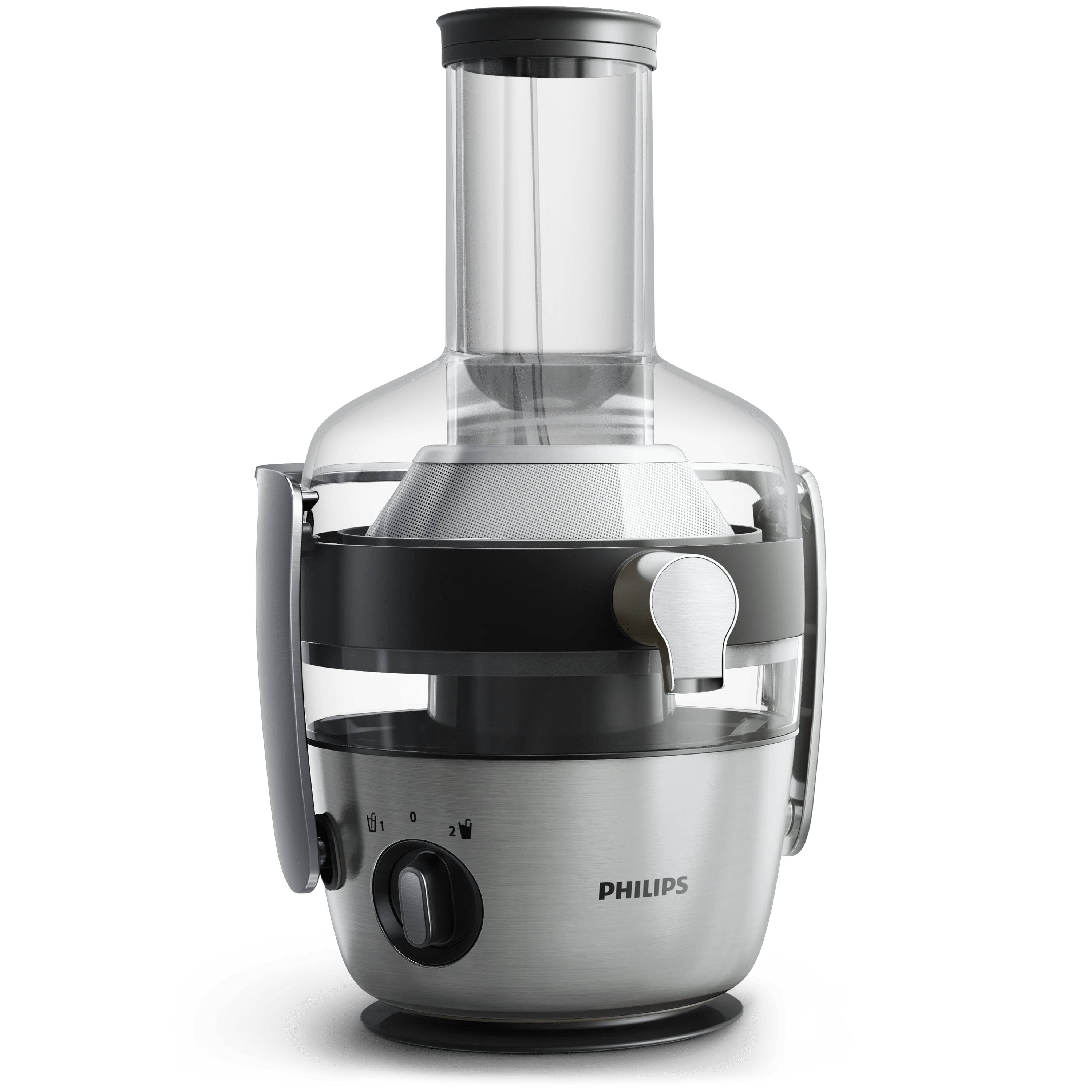EAN 8710103777366 - Philips Avance Collection HR1921/20 exprimidor 1100 W Negro, Plata, Transparente imagen 1