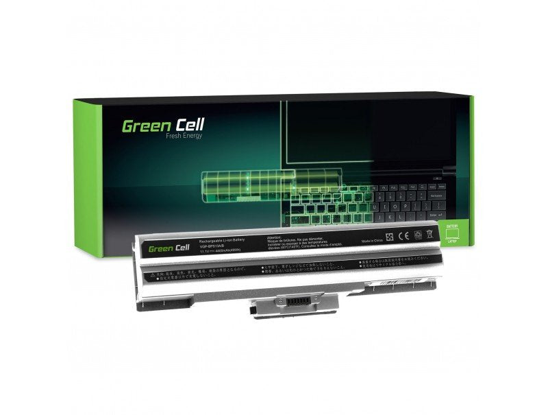 Green Cell Vgp-Bps13 Vgp-Bps21a Vgp-Bps21b Do Sony Vaio Vgn-Fw Pcg-31311m 3c1m 81112m 81212m (Srebrna)