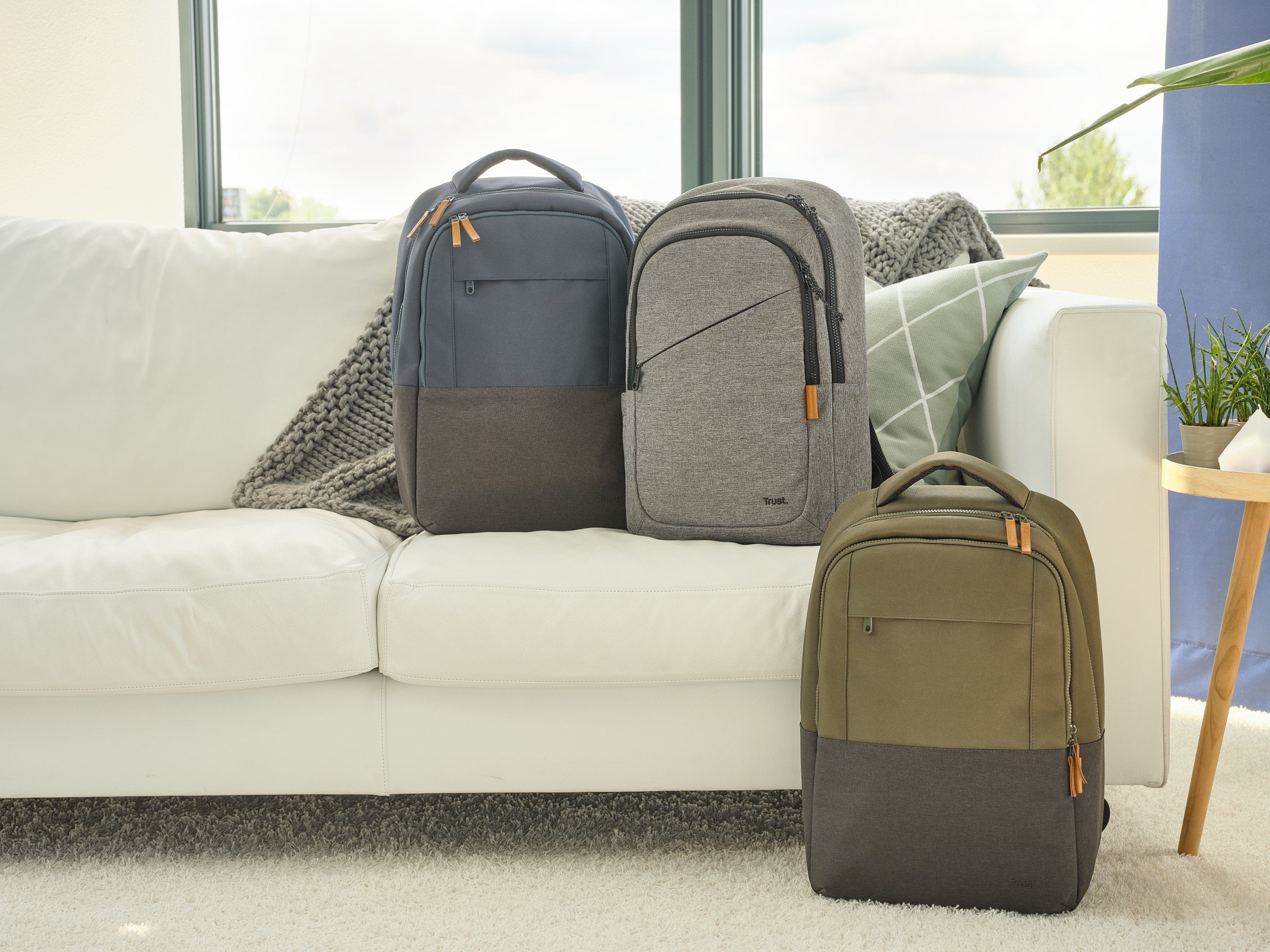 Mochila Trust Avana 40,6 Cm (16") Gris