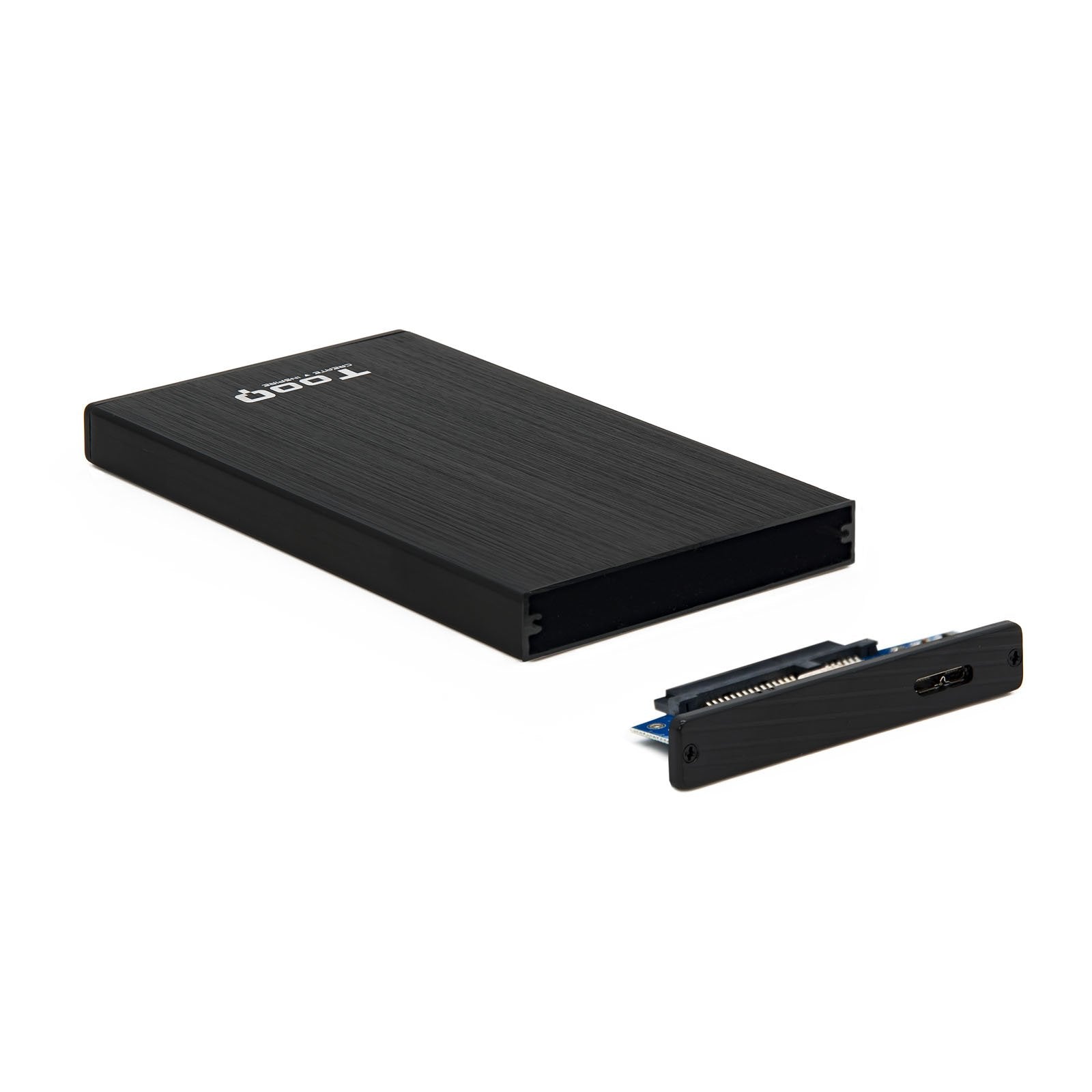 Tooq Carcasa Externa Hdd/Sdd 2.5" Hasta 9,5mm Sata Usb 3.0 - Negro