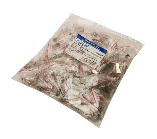 Logilink Enchufe Modular Cat5e 8p8c Pack 100 Mp0004