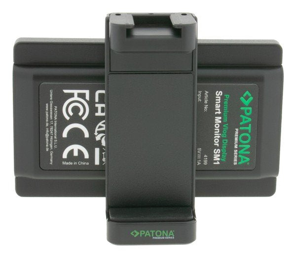 Patona 4199 Monitor Para Cámara 10,1 Cm (3.97") Negro 480 X 800 Pixeles Pantalla Táctil