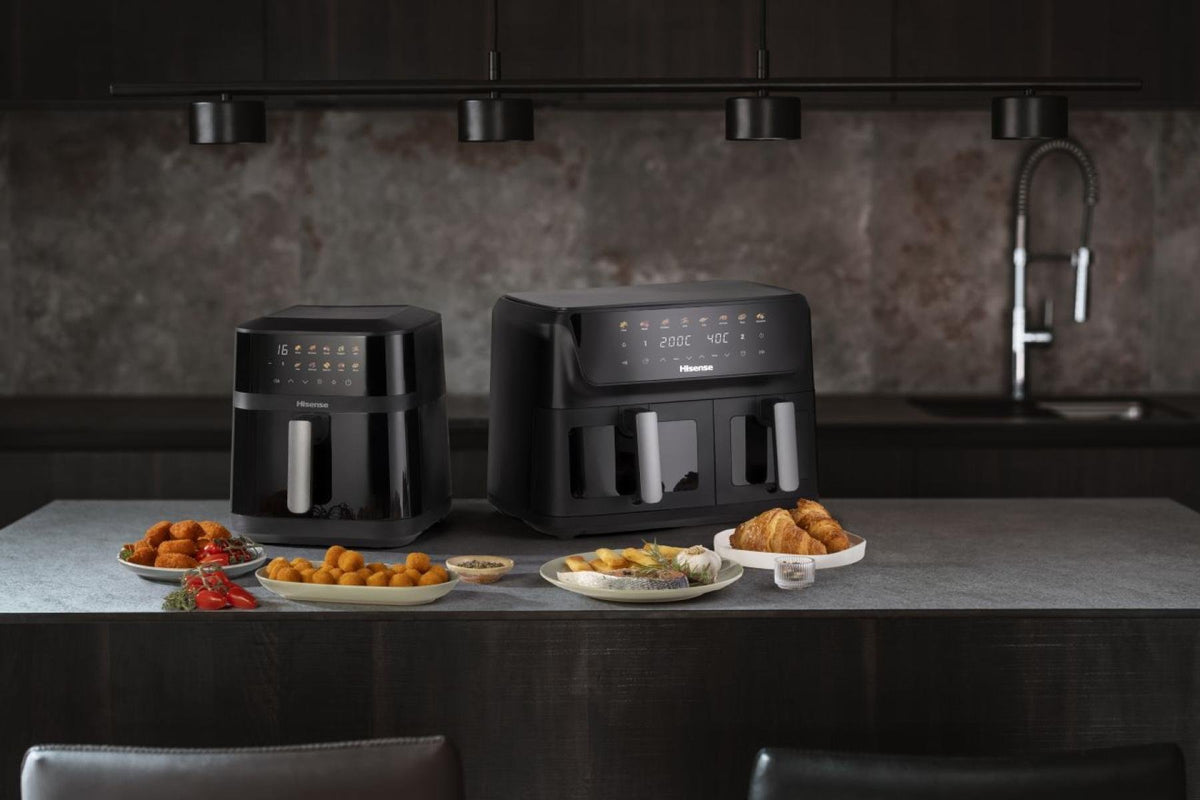 EAN 3838783014481 - Hisense HAF2700DCD Doble 11 L Independiente 2700 W Freidora de aire caliente Negro imagen 10