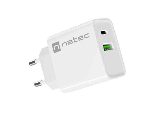 EAN 5901969443103 - NATEC RIBERA Universal Blanco Corriente alterna Carga rápida Interior imagen 1