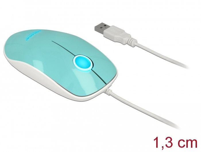 EAN 4043619125388 - DeLOCK 12538 ratón Oficina Ambidextro USB tipo A Óptico 1200 DPI imagen 2