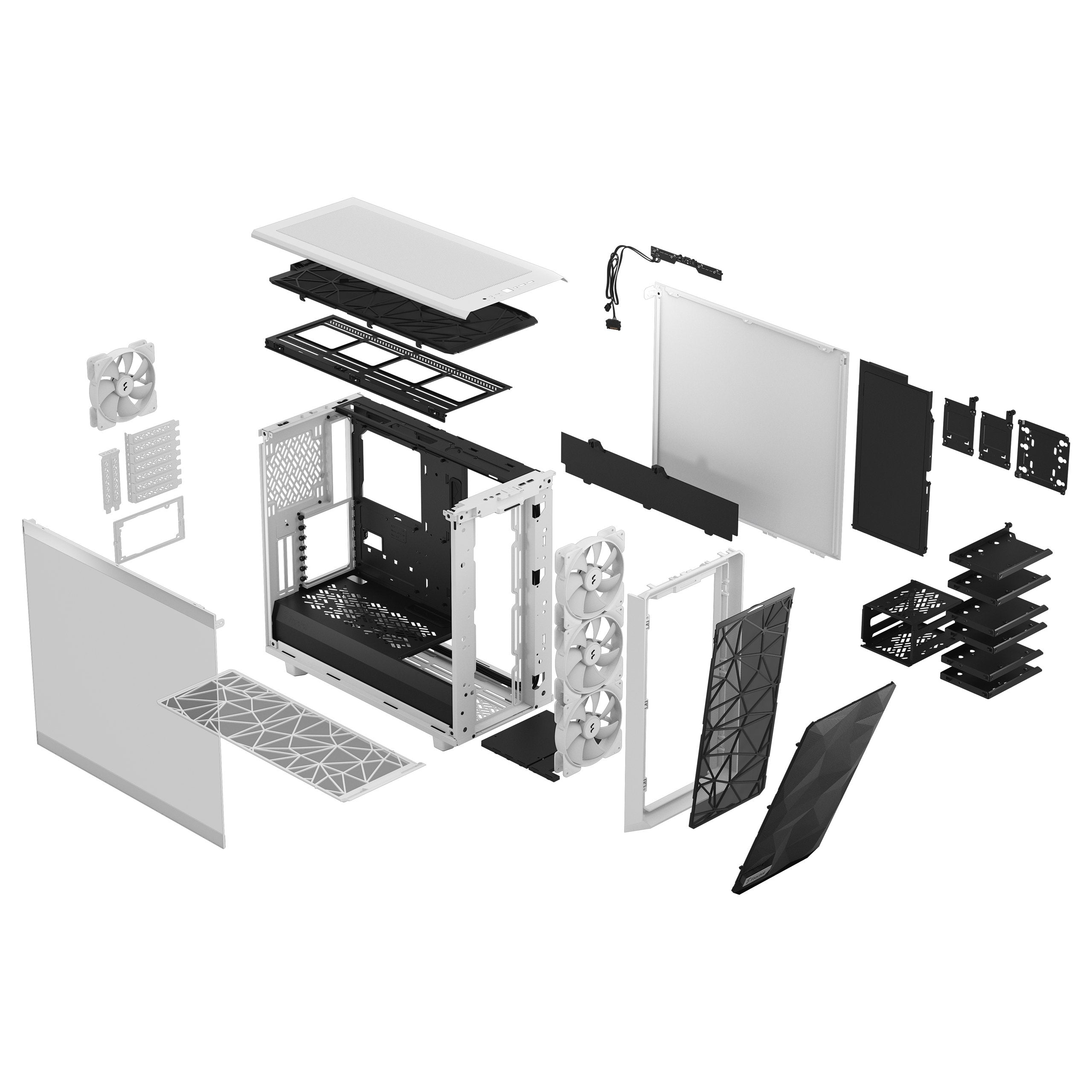 EAN 7340172703686 - Fractal Design Meshify 2 RGB Blanco imagen 3