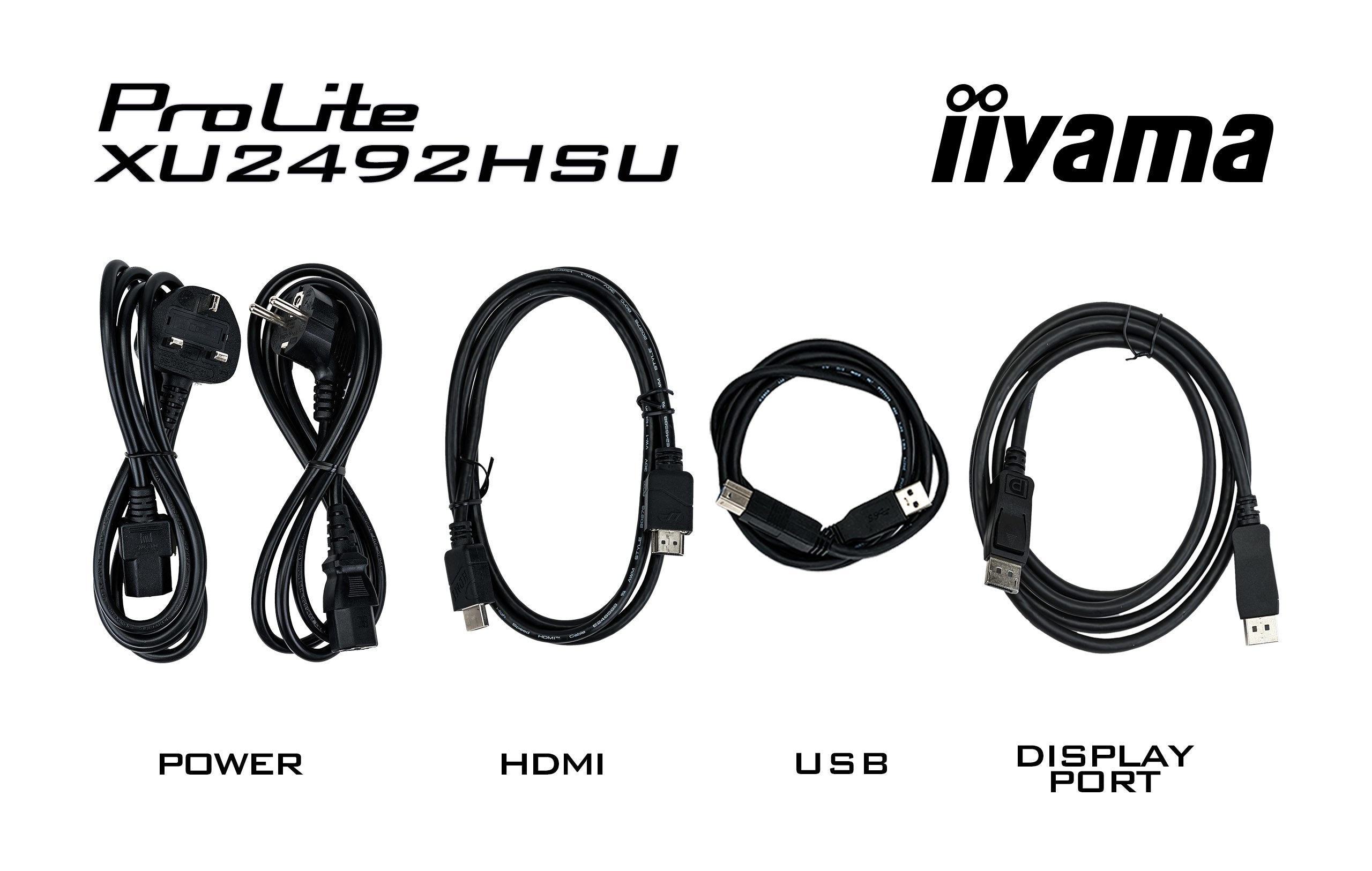 EAN 4948570122585 - iiyama ProLite XU2492HSU-B6 pantalla para PC 60,5 cm (23.8") 1920 x 1080 Pixeles Full HD LED Negro imagen 14