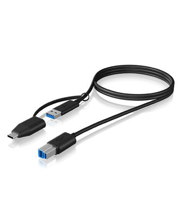 EAN 4250078171423 - ICY BOX IB-CB032 cable USB USB 3.2 Gen 1 (3.1 Gen 1) 1 m USB B USB A Negro imagen 7