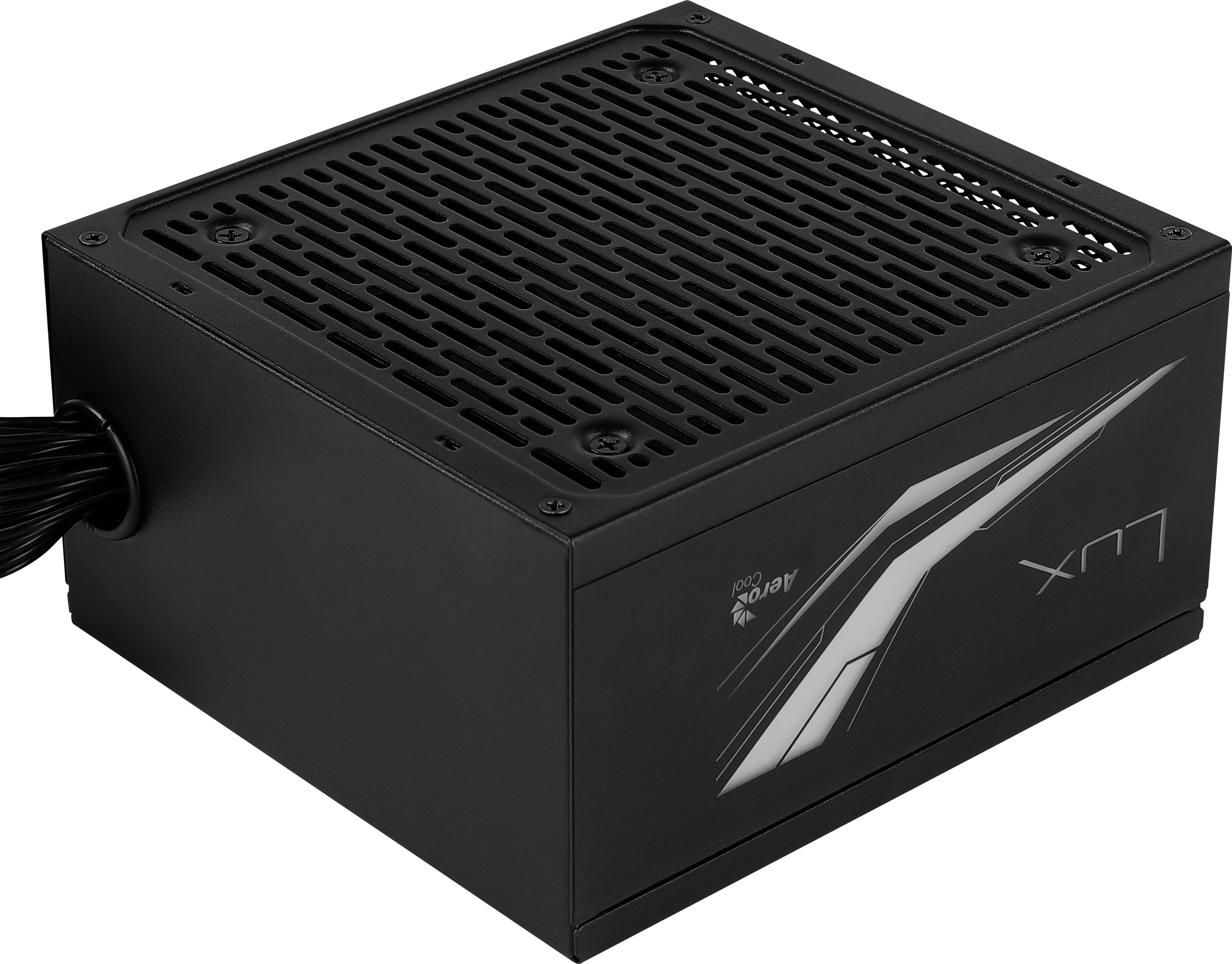 Fuente De Alimentacion Aerocool Lux Rgb 650m, 650 W, 220 - 240 V, 50 - 60 Hz, 94%, 5 A, 120 W