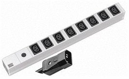 EAN 4016514020126 - Bachmann 19'' 2m 8 IEC320 C13 H05VV-F 3G 1.50mm² base múltiple 8 salidas AC Negro, Plata imagen 1