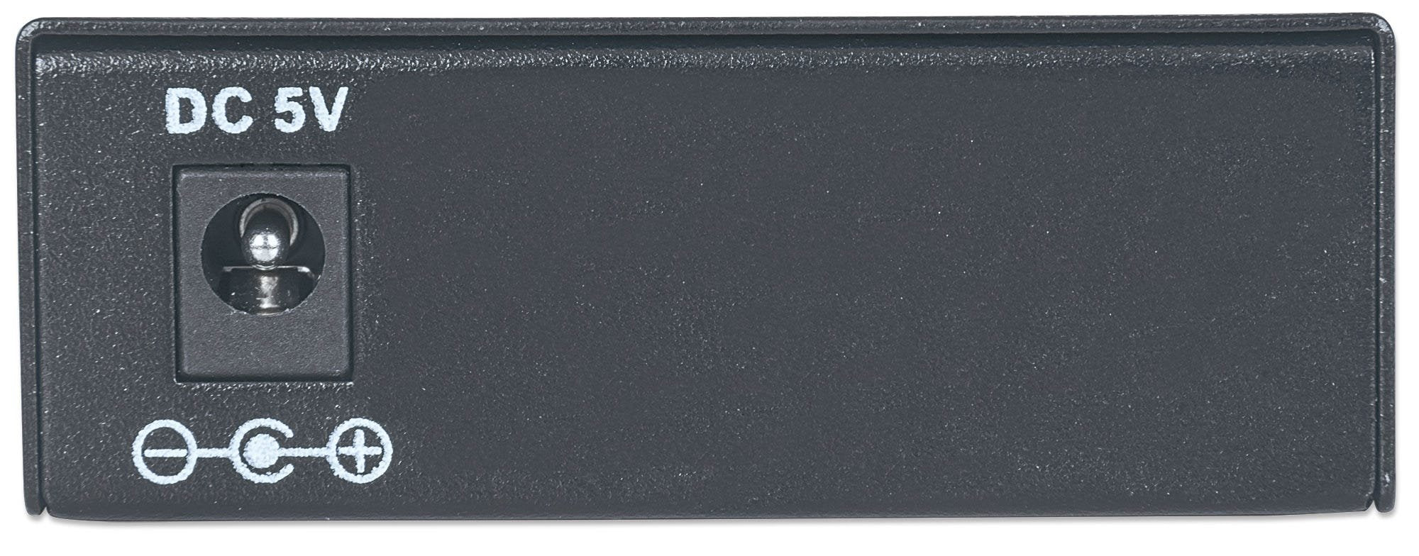 EAN 0766623510493 - Intellinet 510493 convertidor de medio 1000 Mbit/s Negro imagen 3