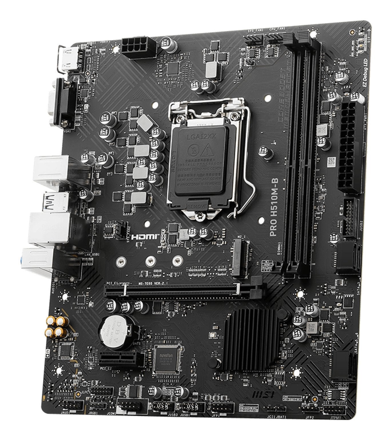 EAN 4711377078870 - MSI PRO H510M-B placa base Intel H470 LGA 1200 (Socket H5) micro ATX imagen 3