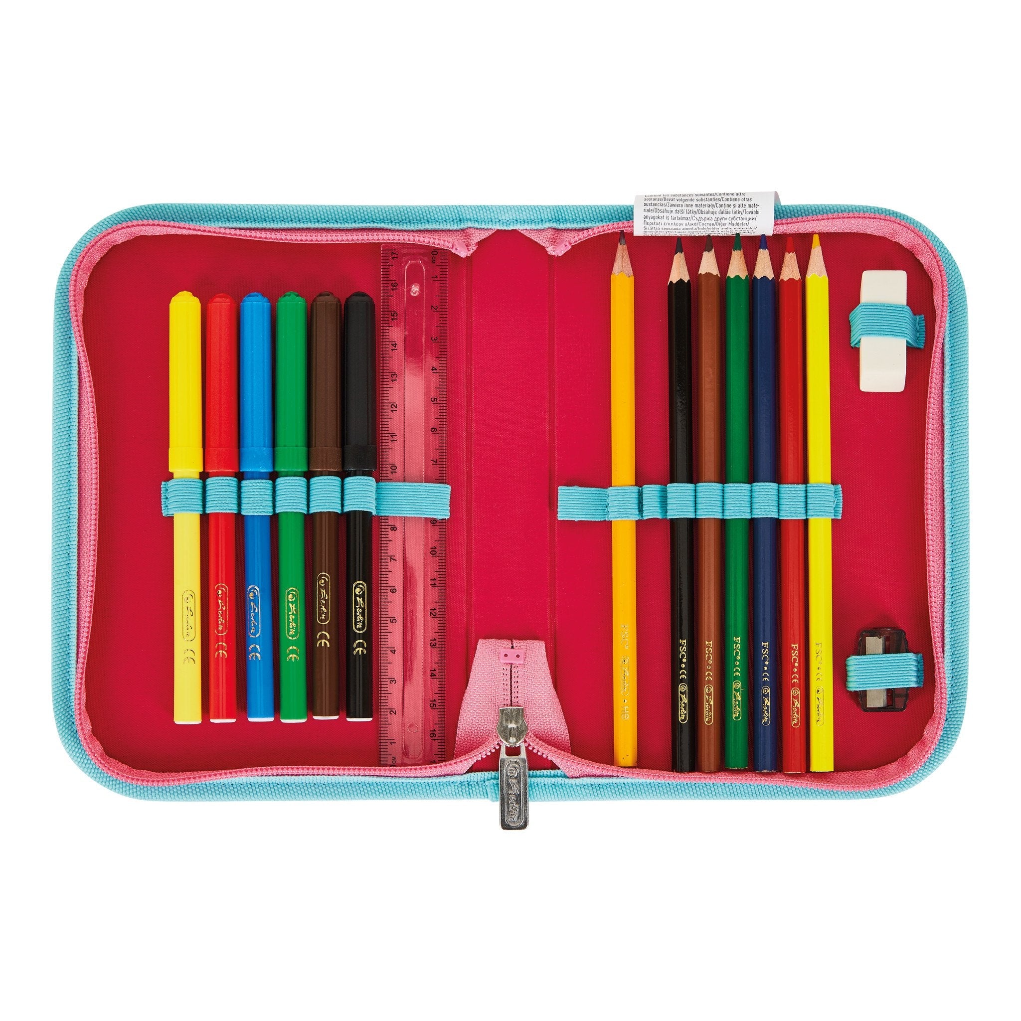 EAN 4008110344997 - Herlitz Loop Plus Ballet Love juego de mochila escolar Chica Poliéster Azul, Rosa imagen 5