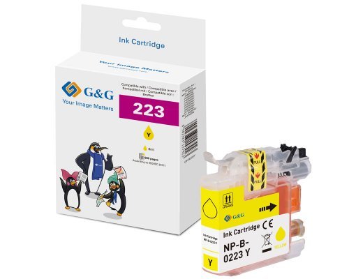 G&G Xl-Druckercartucho Compatible Con Brother Lc-223y