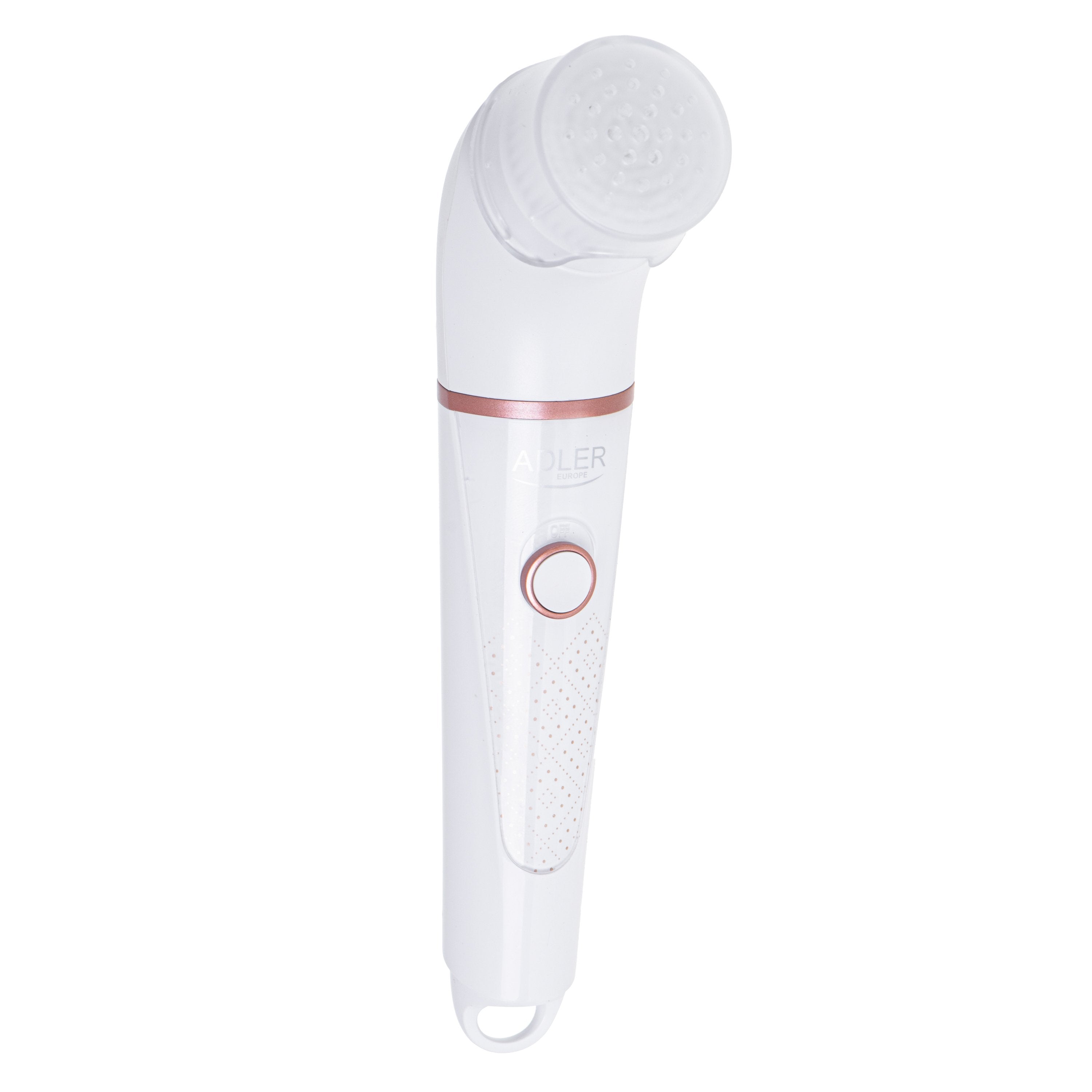 Adler Ad 2178 Cepillo De Limpieza Facial Cepillo Vibrador Y Giratorio Blanco Batería