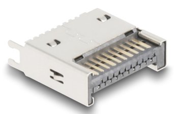 Usb 10 Gbps Typ-E Key A 20 Pin Stecker Gerade Zur Smt Lötmontage