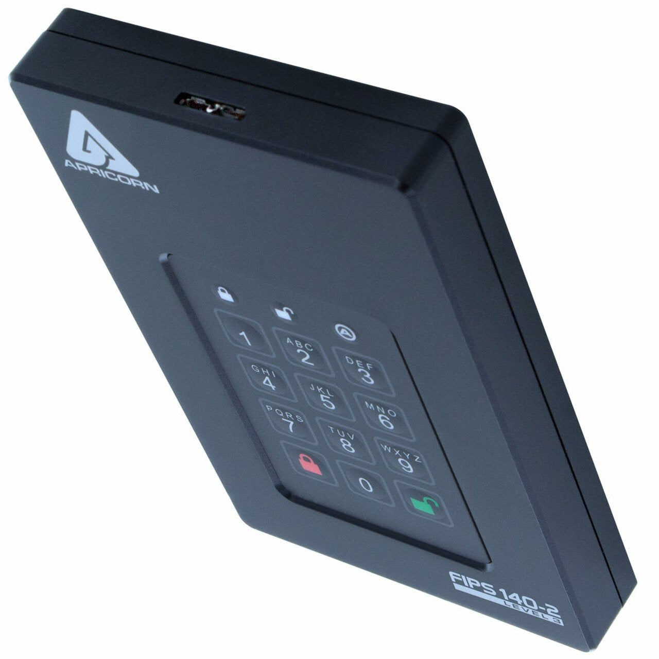 Apricorn Festplatte Aegis Fortress L3 - 4 Tb - Usb 3.1 - Negro
