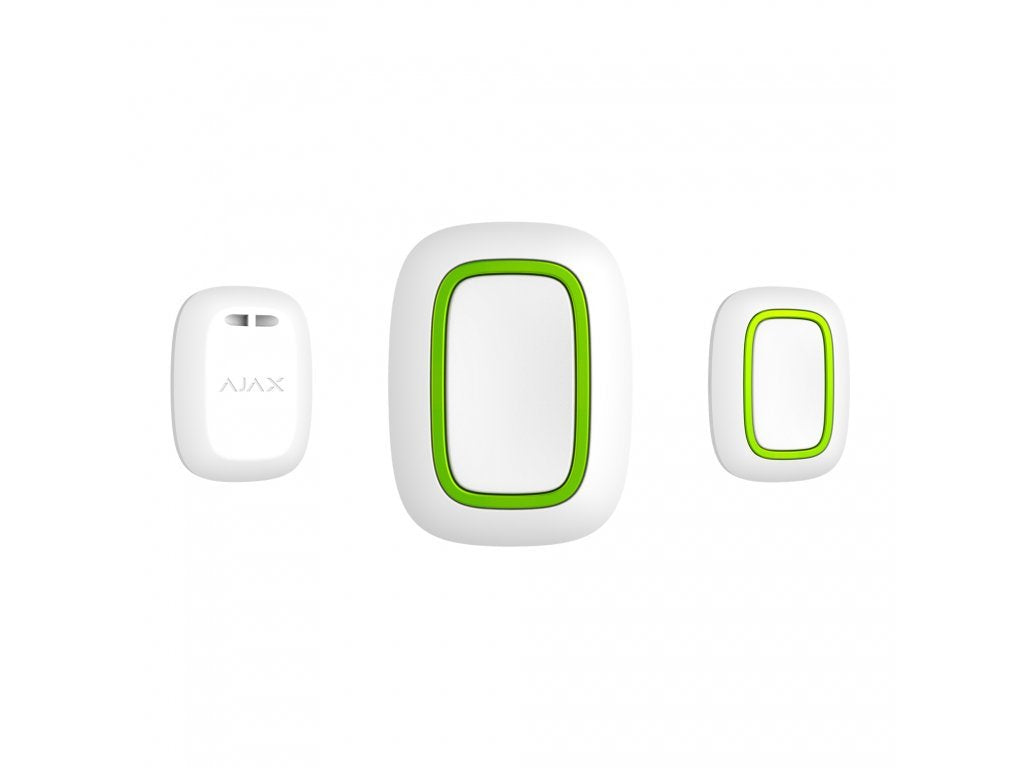 Ajax Button-Wh Ajax Button. Botón De Pánico Inalámbrico. Color Blanco