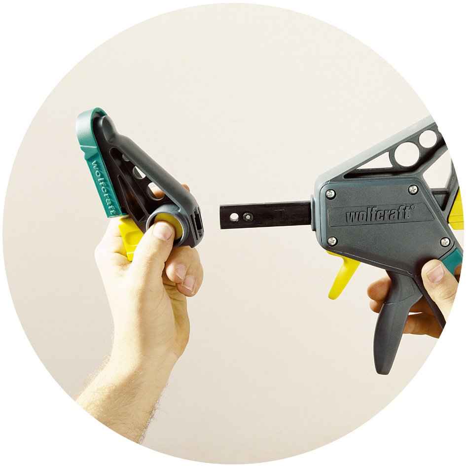 EAN 4006885303300 - wolfcraft GmbH 3033000 abrazadera Abrazadera de barra 70 cm Verde, Amarillo imagen 10