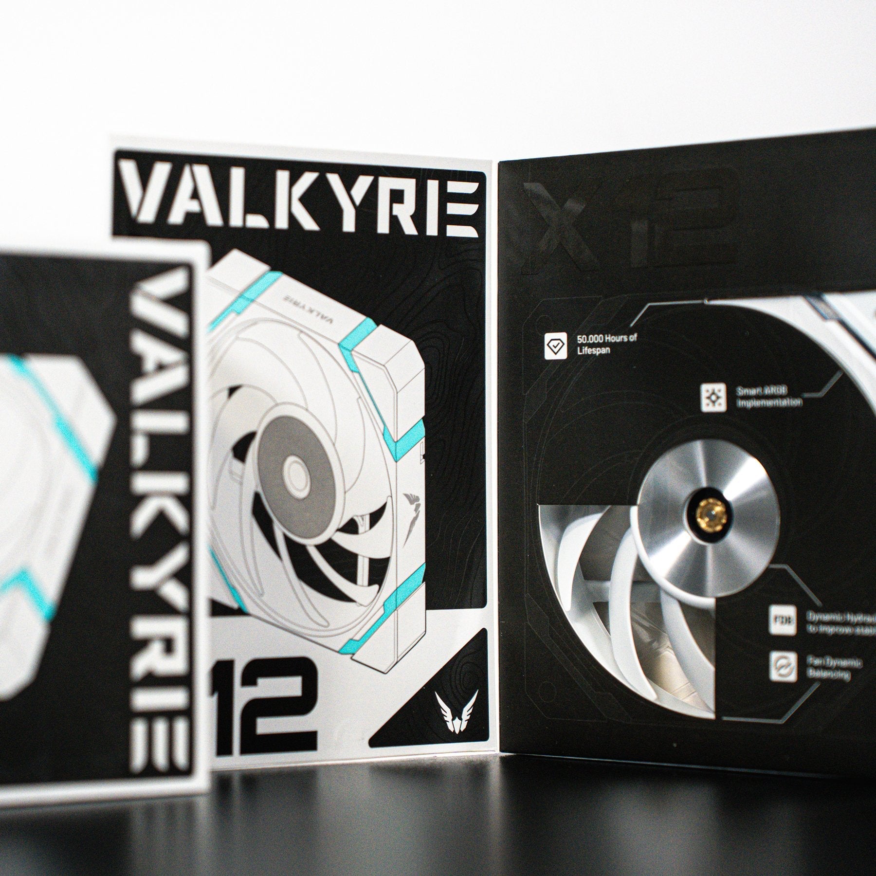 EAN 5298003820250 - Valkyrie VK-FANX12FB sistema de refrigeración para ordenador Procesador Ventilador Negro imagen 6