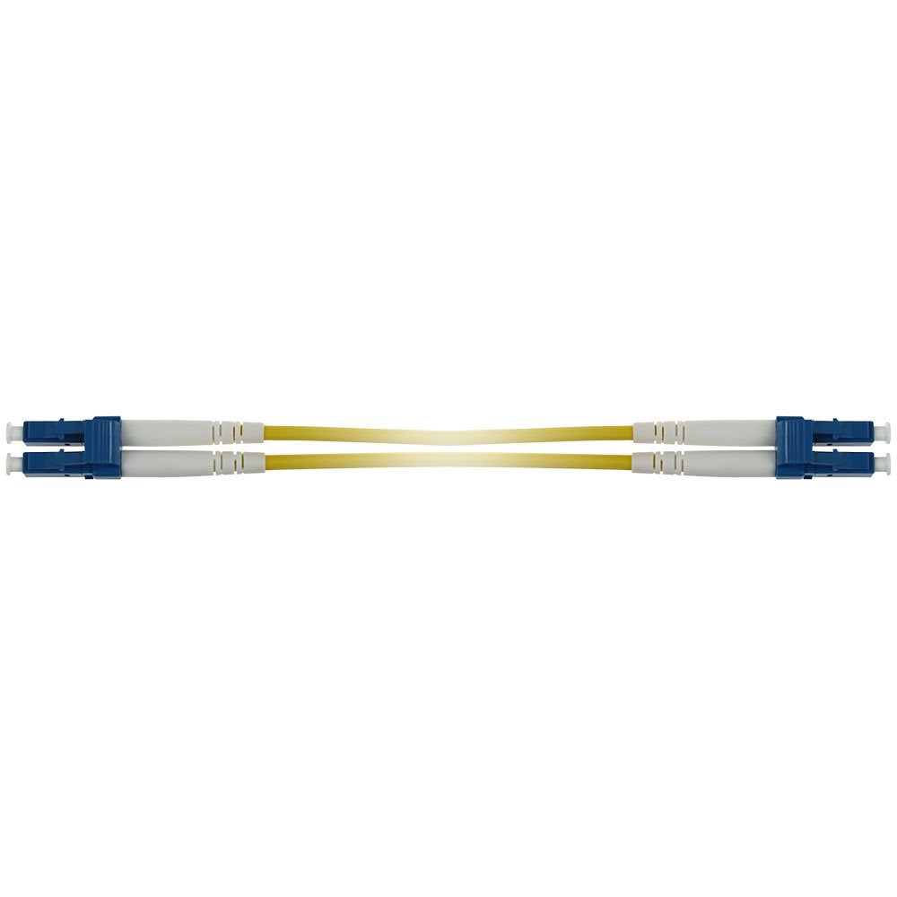2 Meter Singlemode 9 125 Os2 Duplex Armored Fiber Patch Cable With Lc Connectors