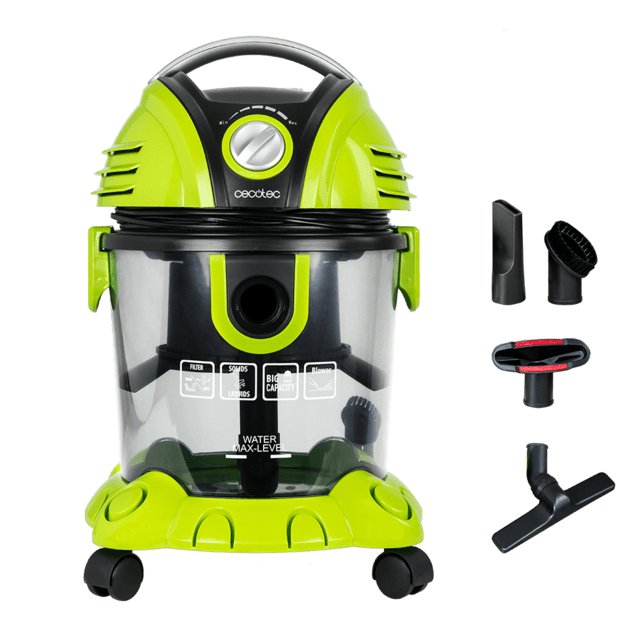 Cecotec Wet&Dry T Aspiradora De Tambor Seca Y Húmeda 1200 W Sin Bolsa