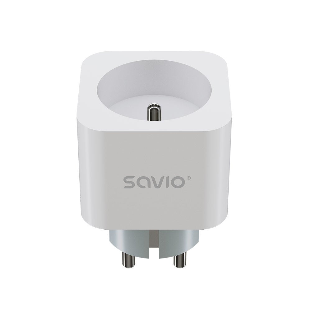 Enchufe Inteligente Savio Wi-Fi, 16a, As-01, Blanco