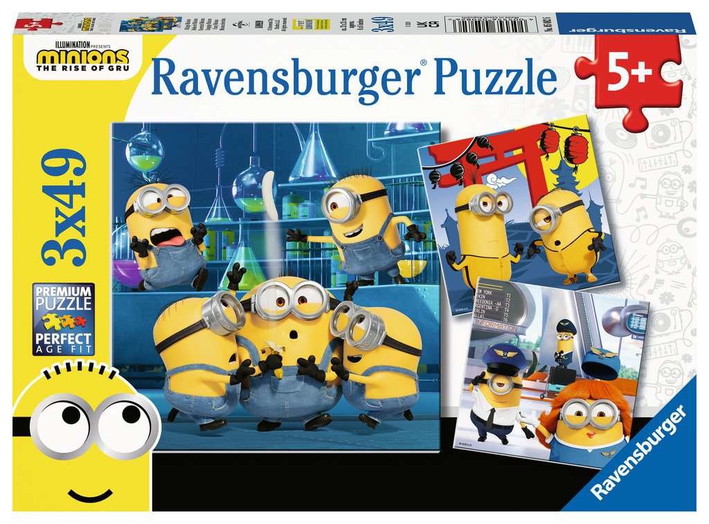Puzzle Minions 3x49pzs