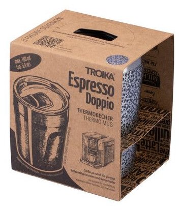 EAN 4024023037474 - TROIKA ESPRESSO DOPPIO 160 ml Gris Acero inoxidable imagen 5