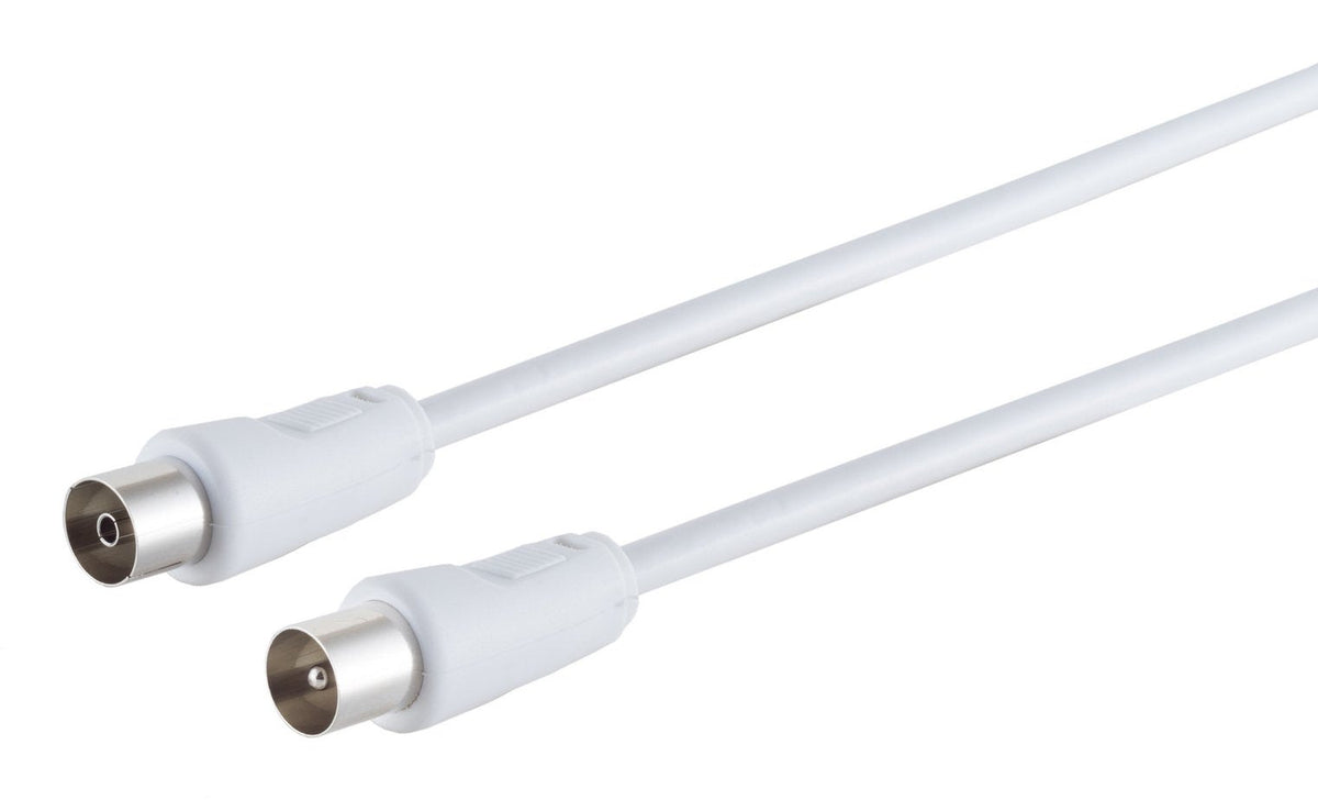 S-Impuls Cable De Antena, > 100 Db, Blanco, 10m