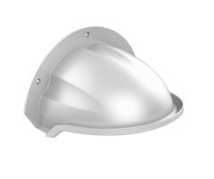 Visera Protectora Hikvision De Lluvia Y Sol Para Cámaras Domo Ds-1250zj