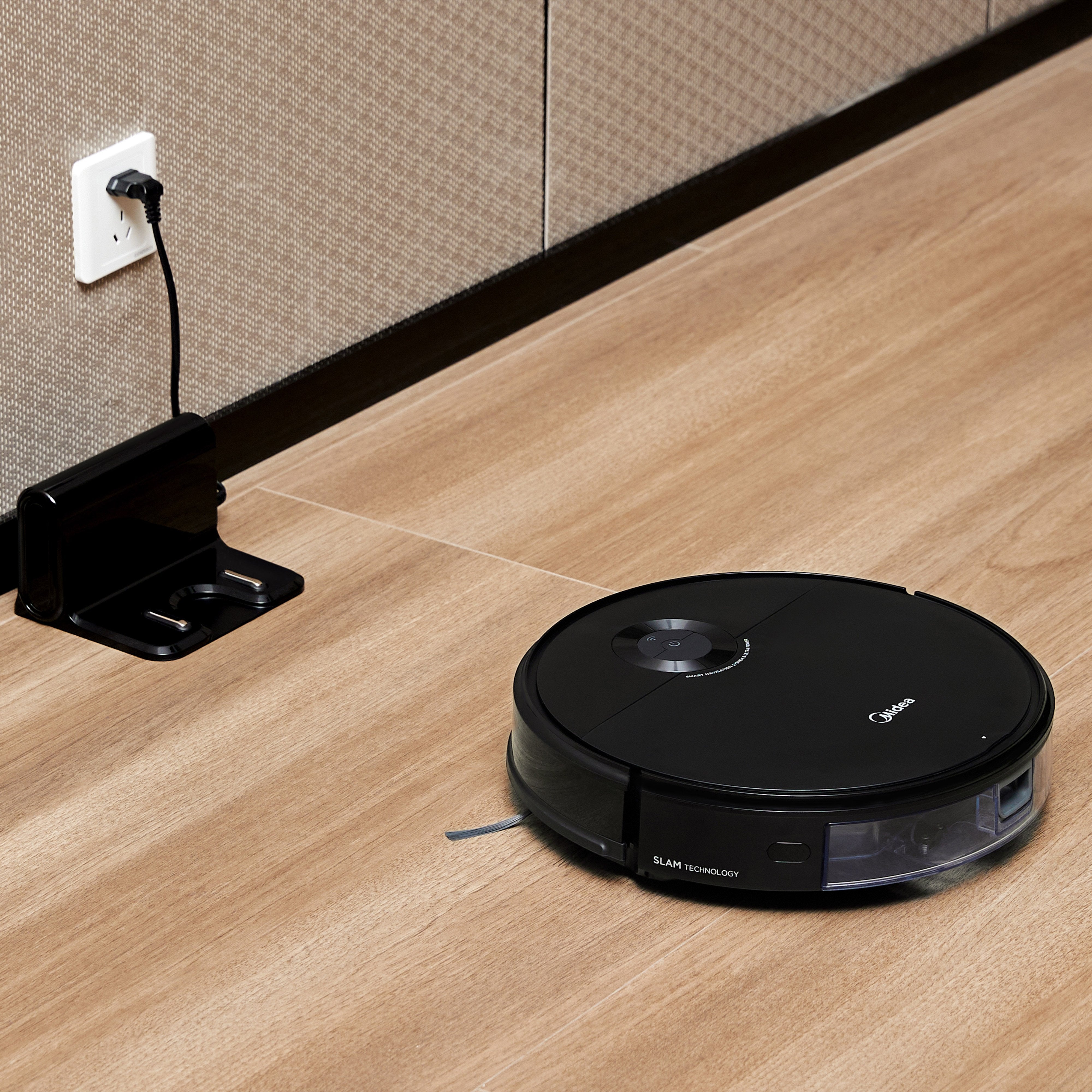 Aspiradora Midea I5c(Bk) Robotizada 0,25 L Sin Bolsa Negro