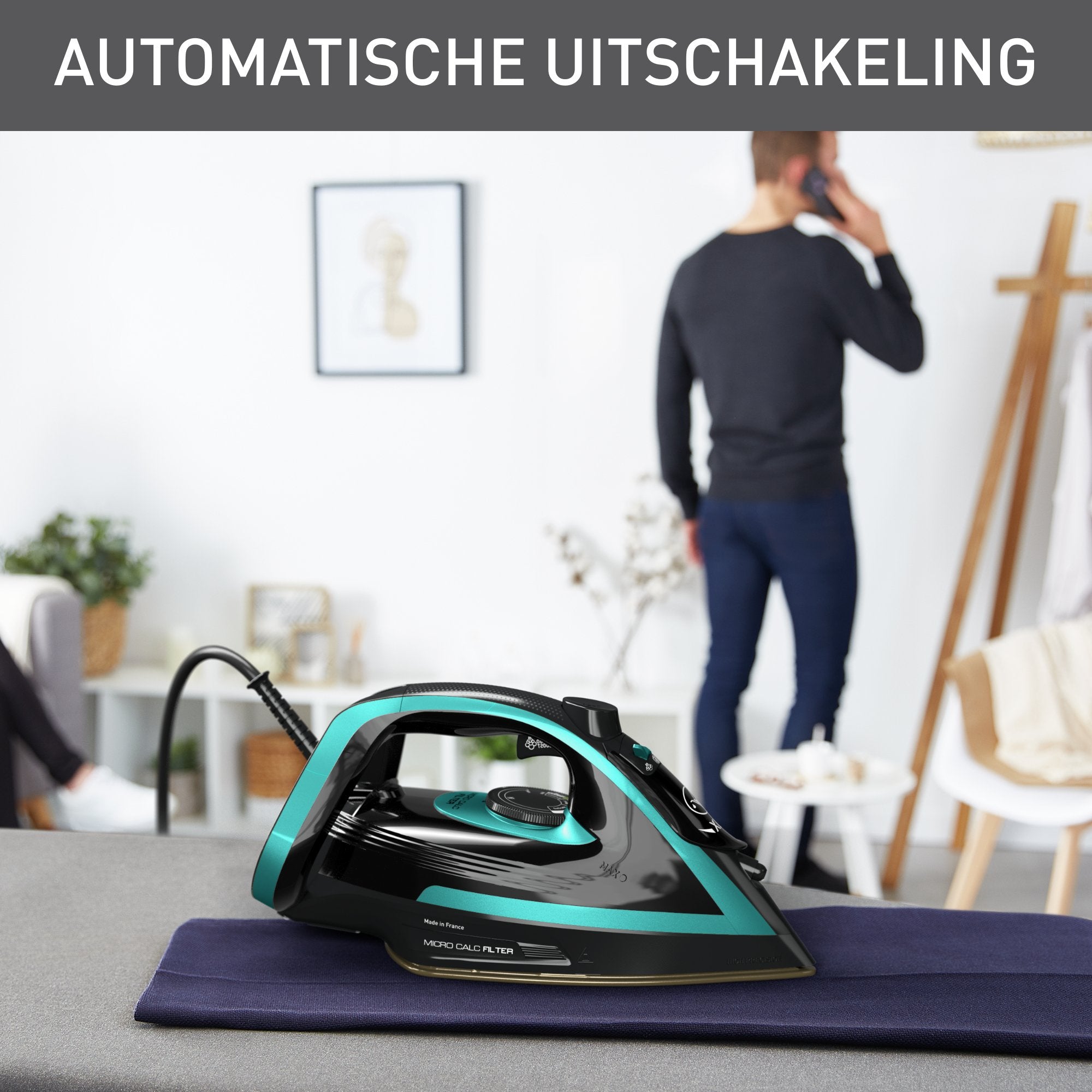 Tefal Plancha Puregliss Fv8066e0 Negro Azul