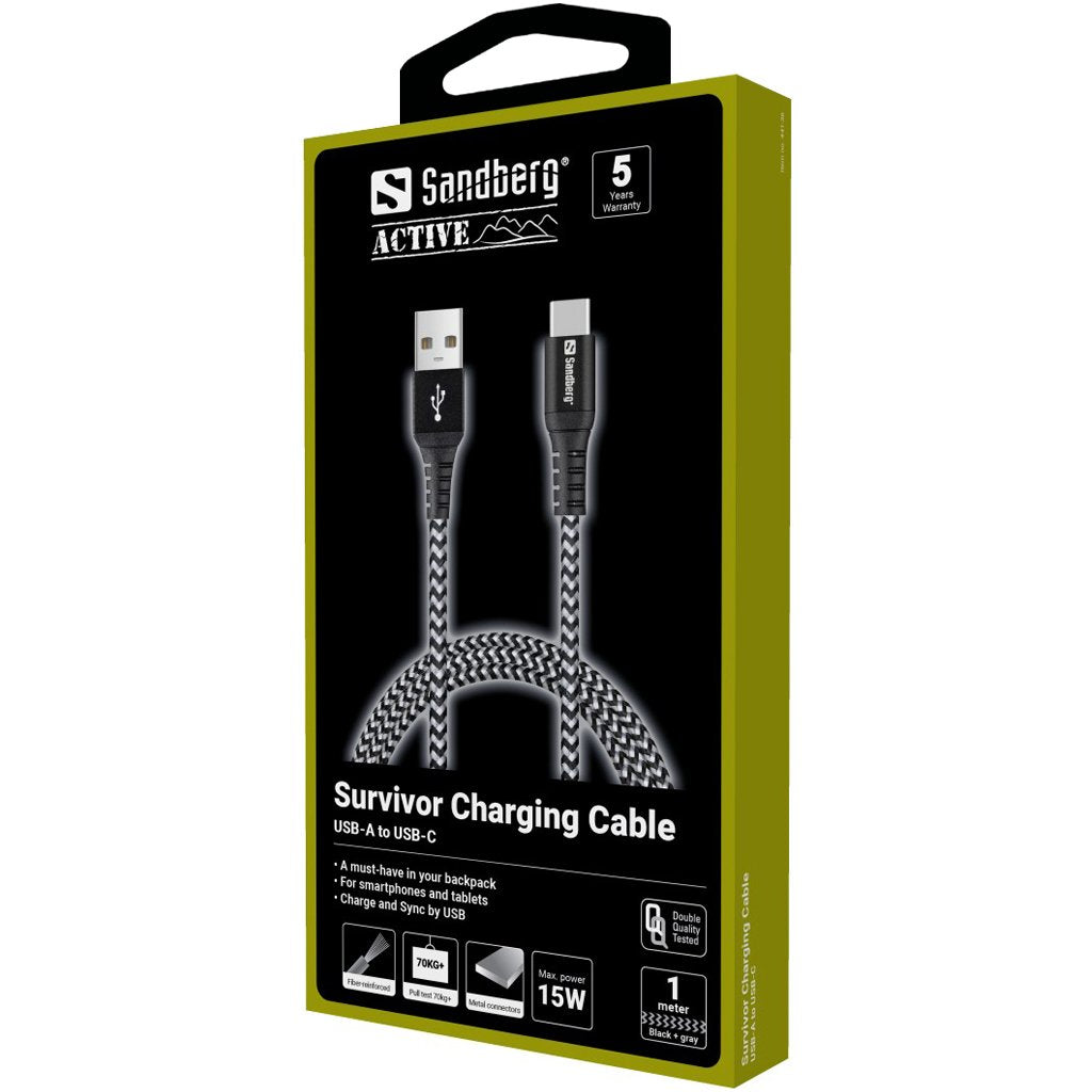 Sandberg Survivor Usb-C- Usb-A Cable 1m