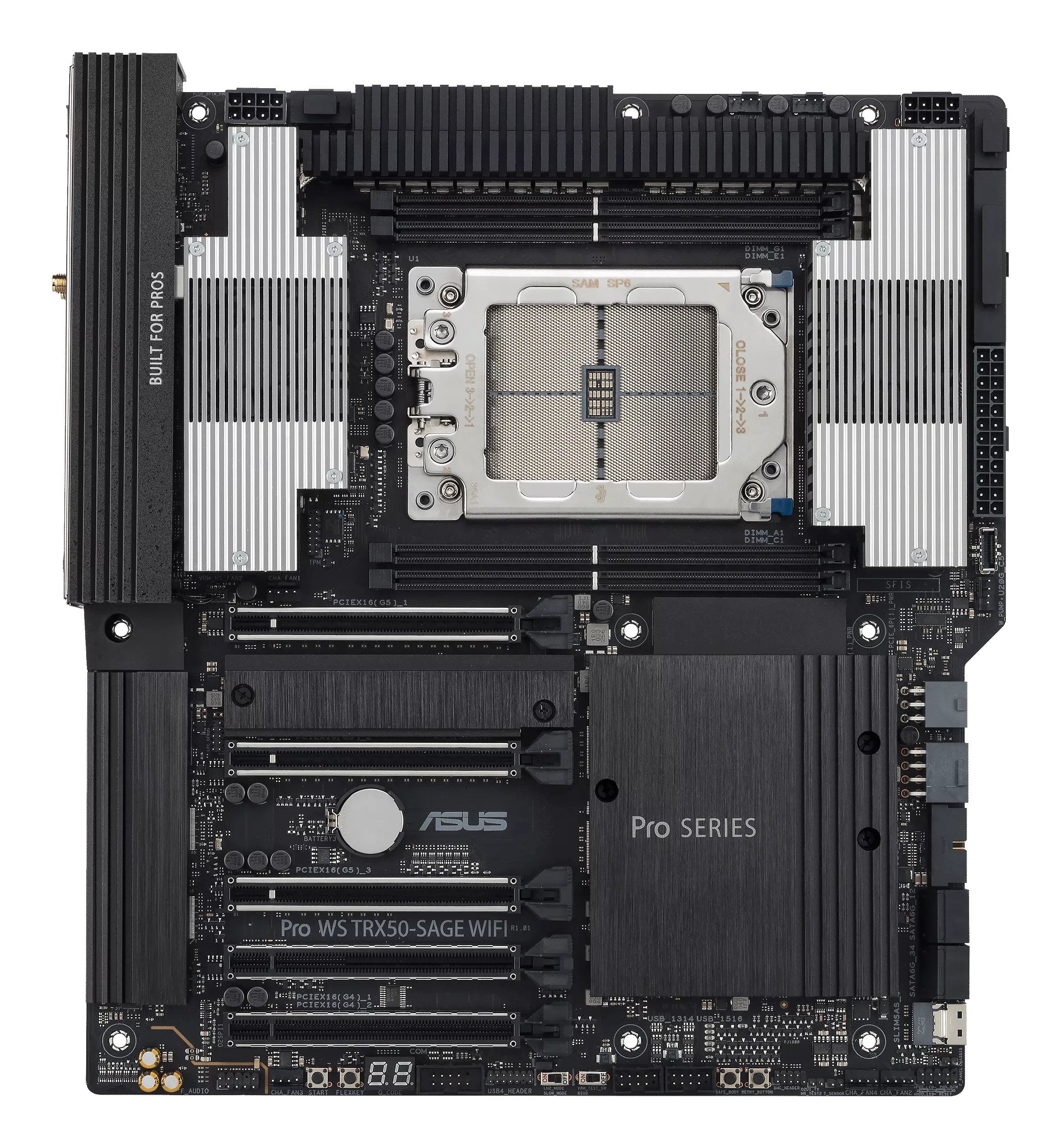 EAN 4711387402726 - ASUS Pro WS TRX50-SAGE WIFI AMD TRX50 Socket sTR5 SSI CEB imagen 2