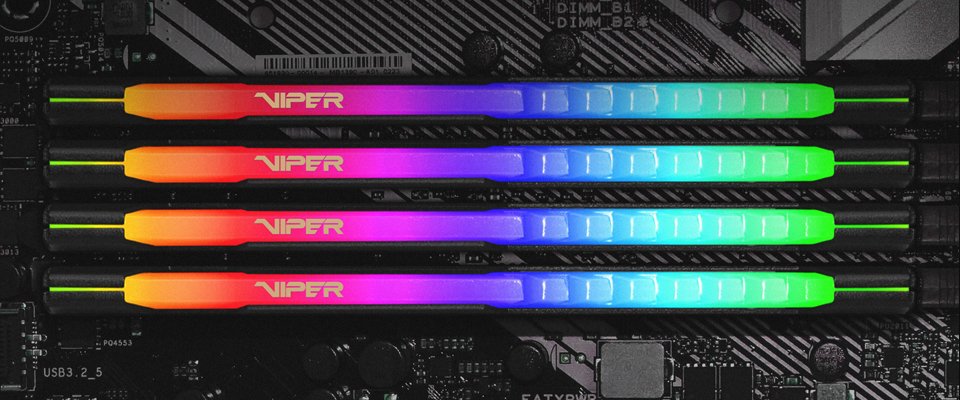 Memoria Ram Patriot Viper Steel Rgb Series Ddr4 16gb 2x8gb Kit 3200mhz Dimm