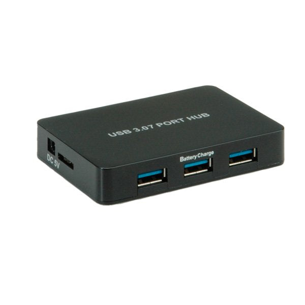Value Usb 3.2 Gen 1 Desktop Hub 7 Ports Mit Netzteil