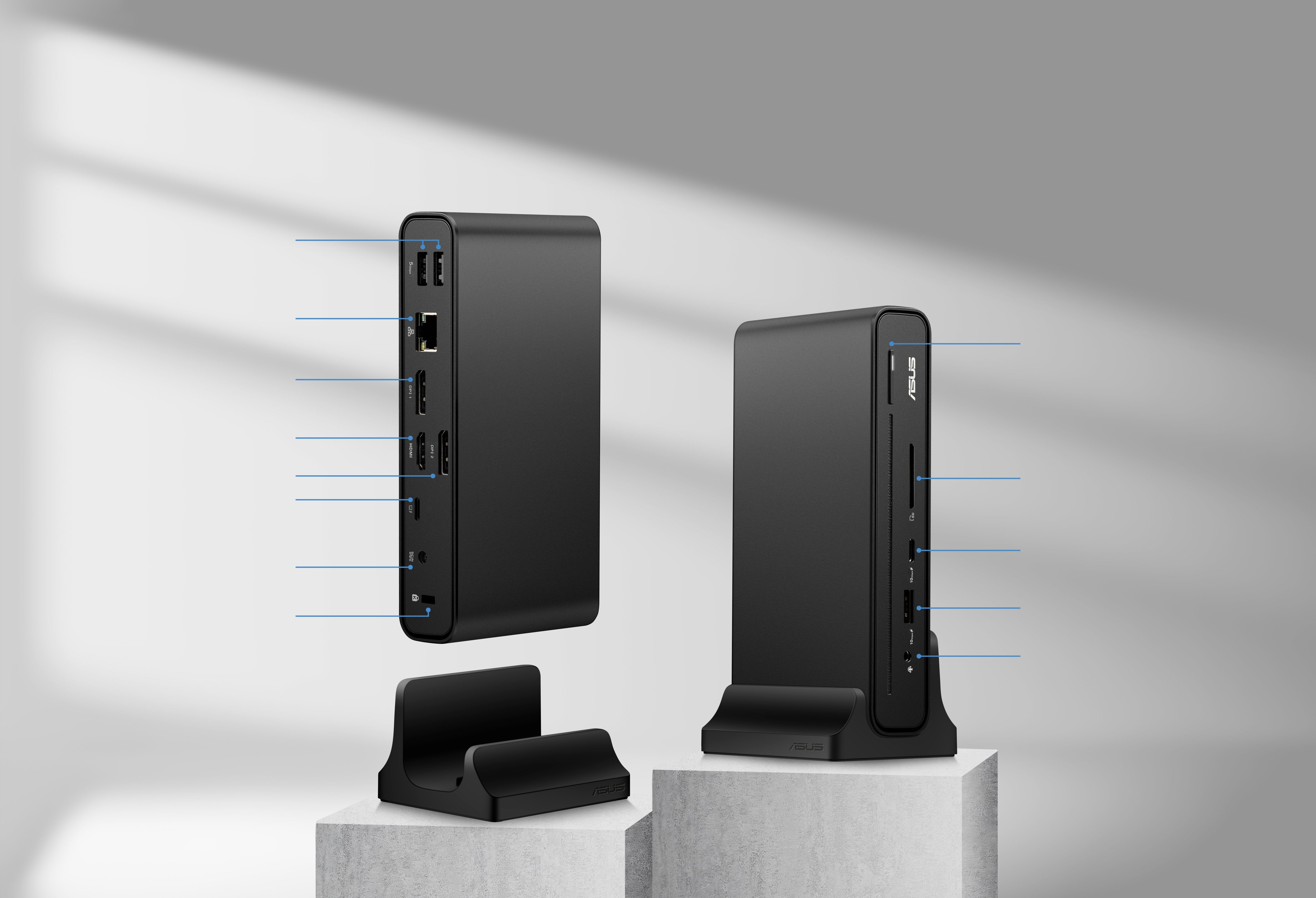 EAN 4711387832240 - ASUS Triple Display USB-C Dock Duo DC301 Alámbrico Negro imagen 7