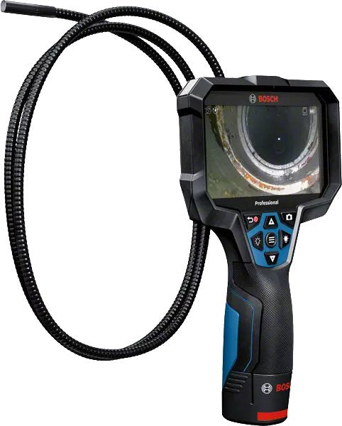 Cámara De Inspección Bosch Professional Gic 12v-5-27 C Professional, 12 Voltios Azul/Negro, Sin Batería Ni Cargador, Funcionamiento Con Batería
