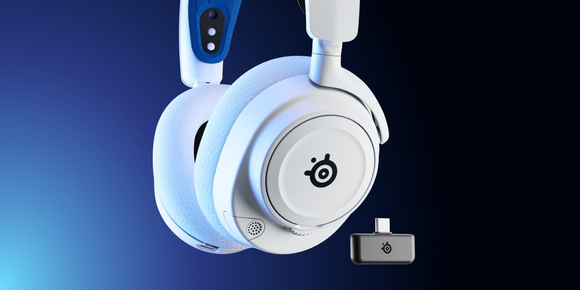 EAN 5707119056502 - Steelseries ARCTIS NOVA 7P WHITE Auriculares Inalámbrico Diadema Juego Bluetooth Azul, Blanco imagen 4
