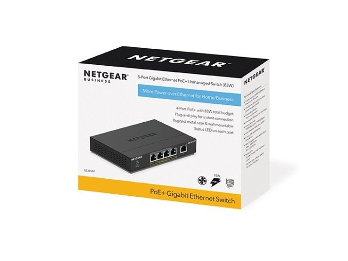 EAN 606449142433 - NETGEAR GS305PP No administrado Gigabit Ethernet (10/100/1000) Energía sobre Ethernet (PoE) Negro imagen 6