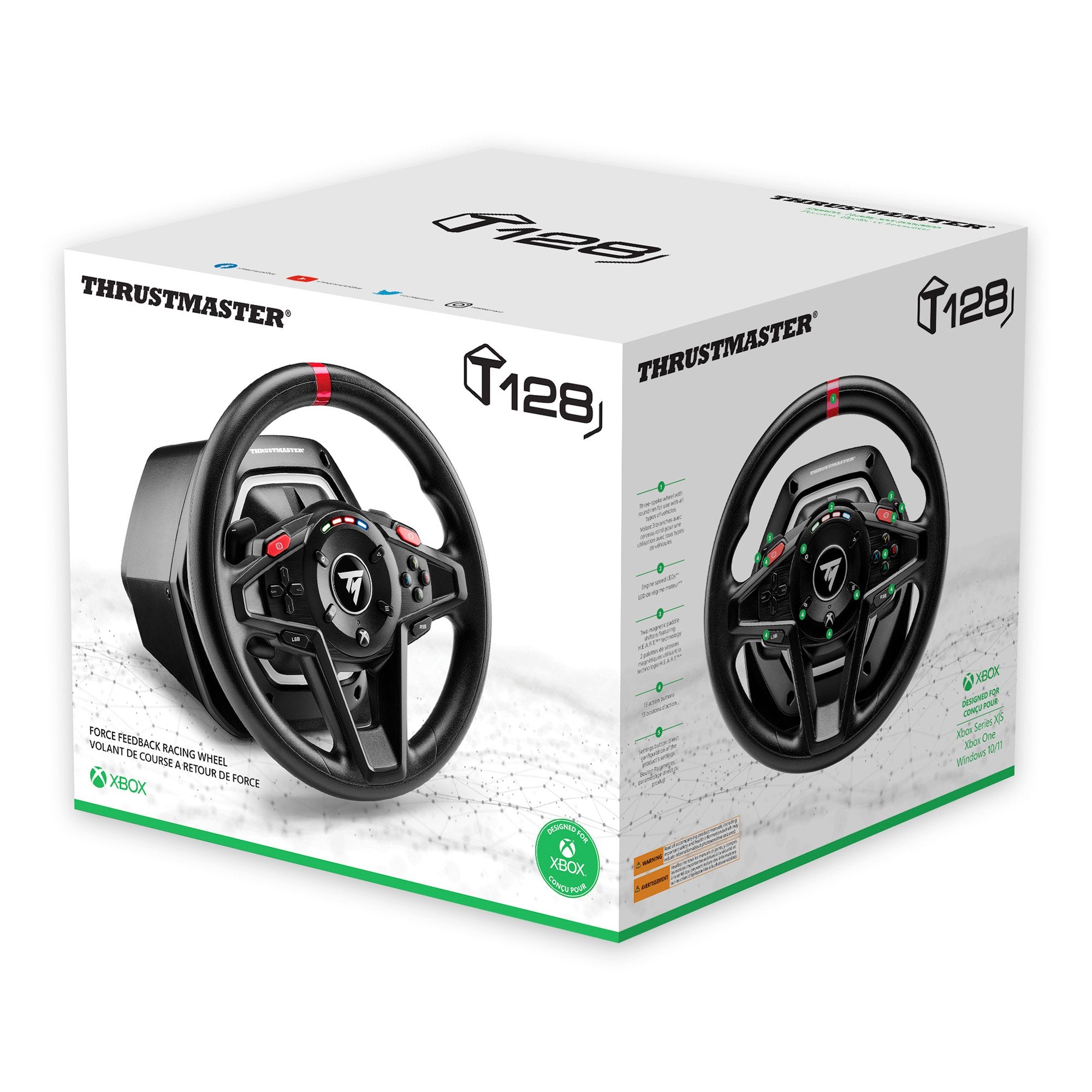 EAN 3362934402785 - Thrustmaster T128 Negro USB Volante + Pedales Analógico PC, Xbox, Xbox One imagen 9