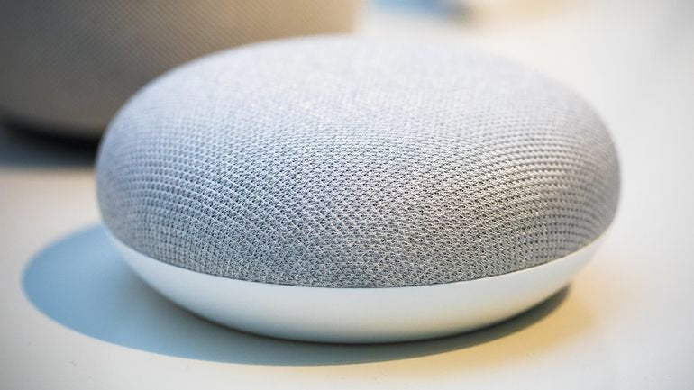 Altavoces Inteligente Google Home Mini Asistente Gris Tiza