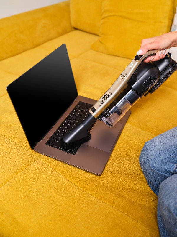 Aspiradora Eta121290000 Gold Power Stick, Inalámbrica, Autonomía 35 Min, Contenedor De Polvo 0,4 L, Color Crema