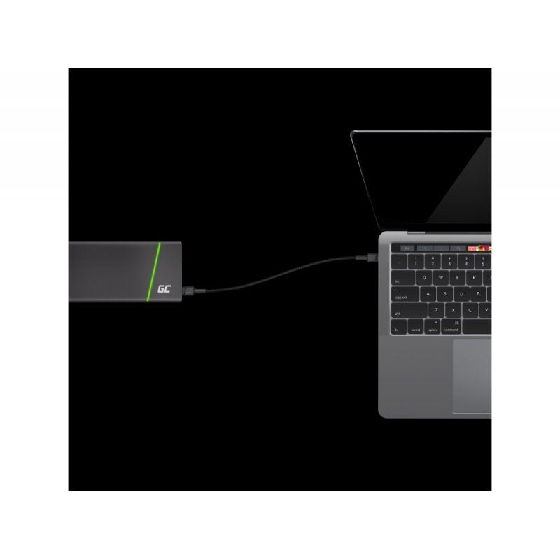 EAN 5907813963605 - Green Cell KABGC31 cable USB USB 2.0 0,3 m USB C Negro imagen 2