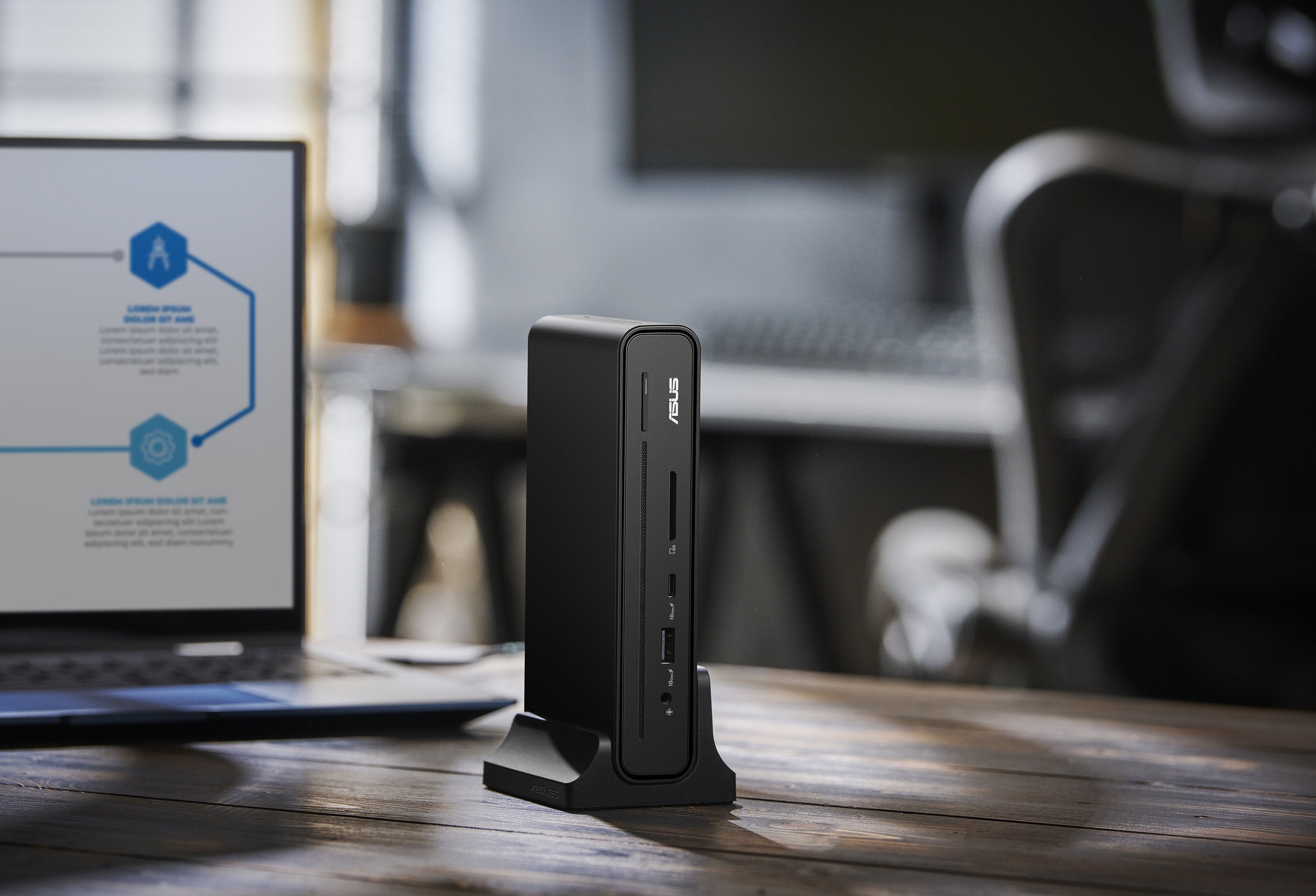 EAN 4711387832240 - ASUS Triple Display USB-C Dock Duo DC301 Alámbrico Negro imagen 10