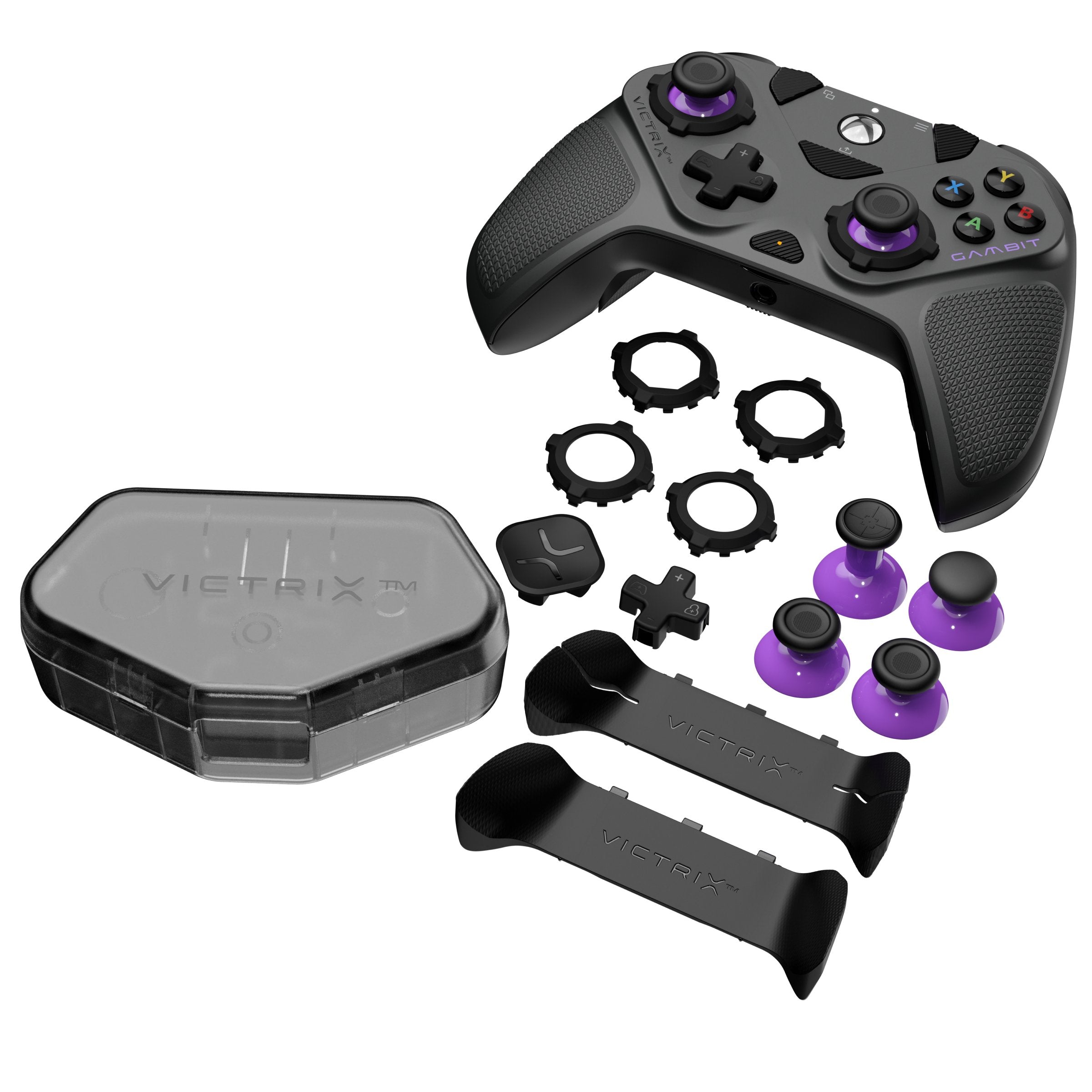 EAN 0708056072711 - PDP 049-006-GY mando y volante Negro, Gris, Violeta USB Gamepad Analógico/Digital PC, Xbox One, Xbox Seri imagen 9