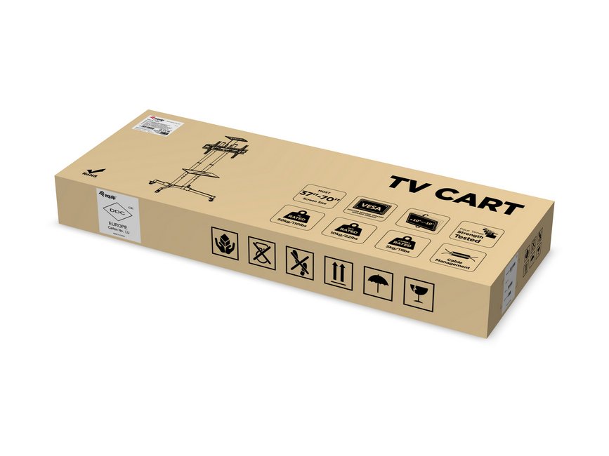 EAN 4015867199299 - Equip 650603 soporte para monitor 177,8 cm (70") Piso Negro imagen 6