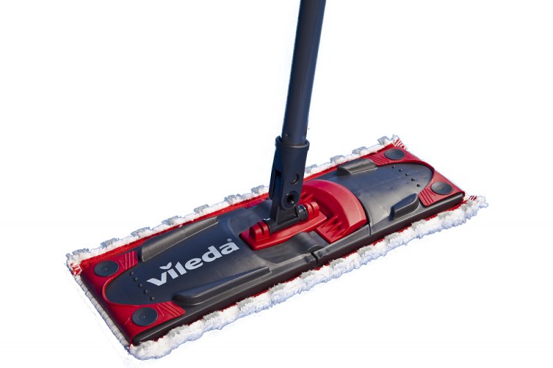 EAN 4023103201200 - Vileda Ultramax Mop fregona Fibra Húmedo Negro, Rojo imagen 8