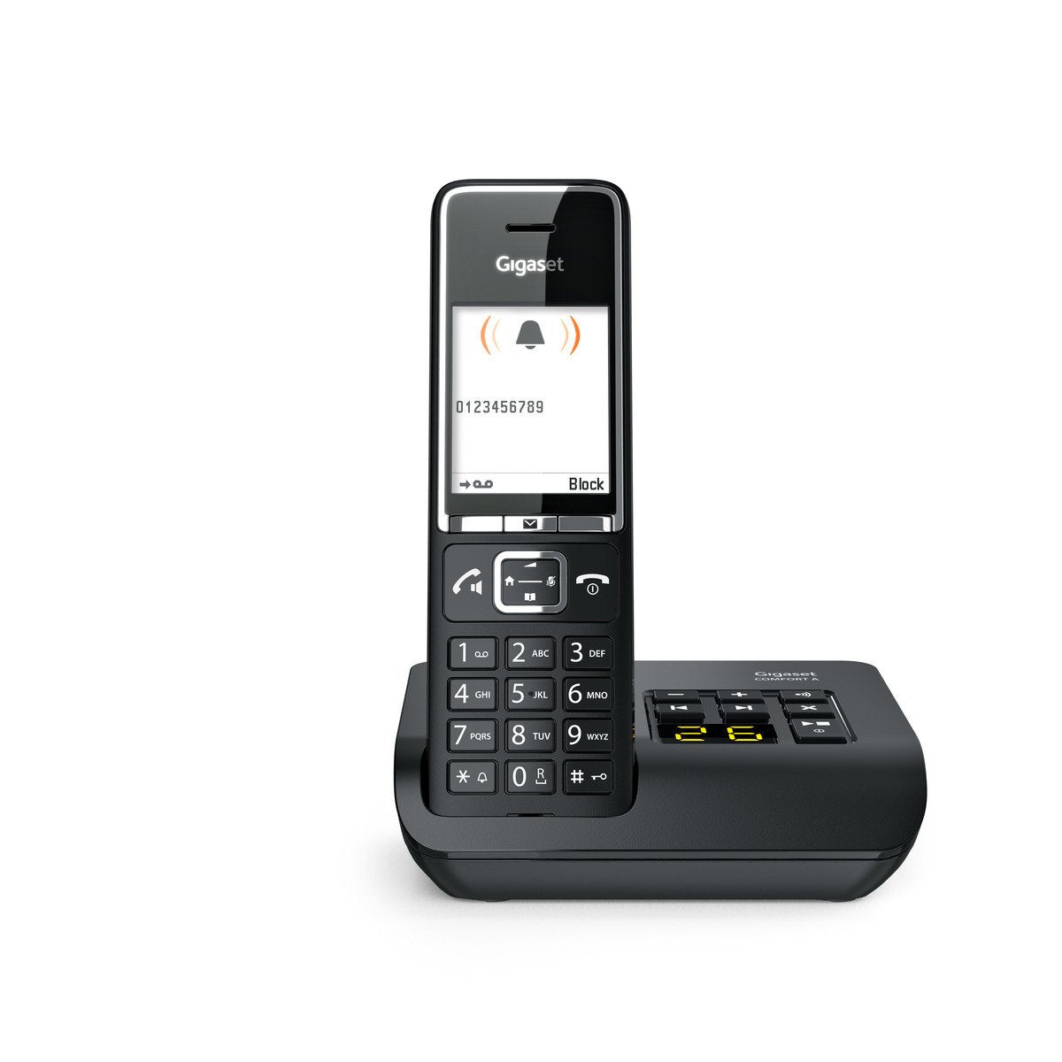 EAN 4250366866109 - Gigaset COMFORT 550A Teléfono DECT/analógico Identificador de llamadas Negro imagen 5
